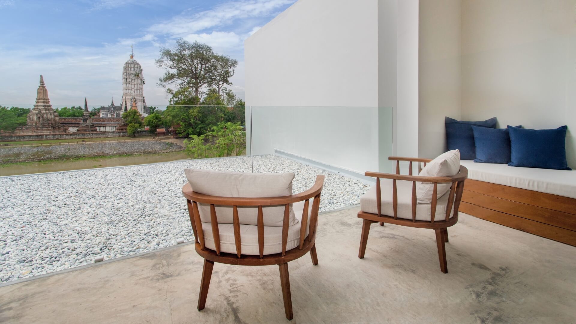 two bedroom duplex river view suite family and friends rooms sala ayutthaya