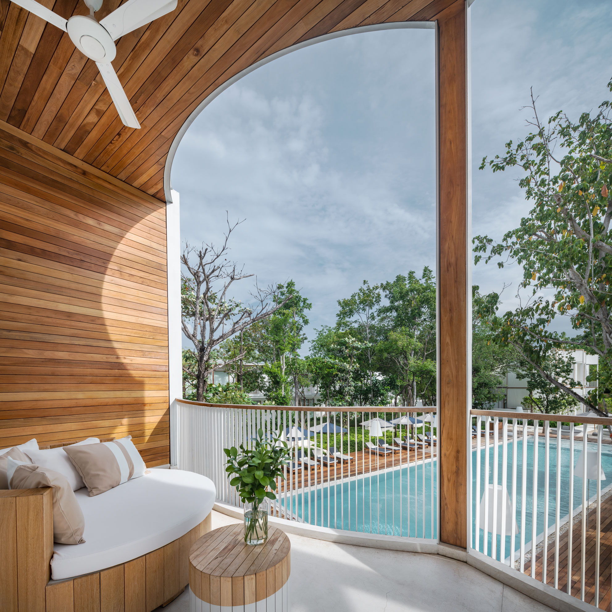 Garden Deluxe Balcony Rooms A view of paradise at SALA Samui Chaweng Beach Resort