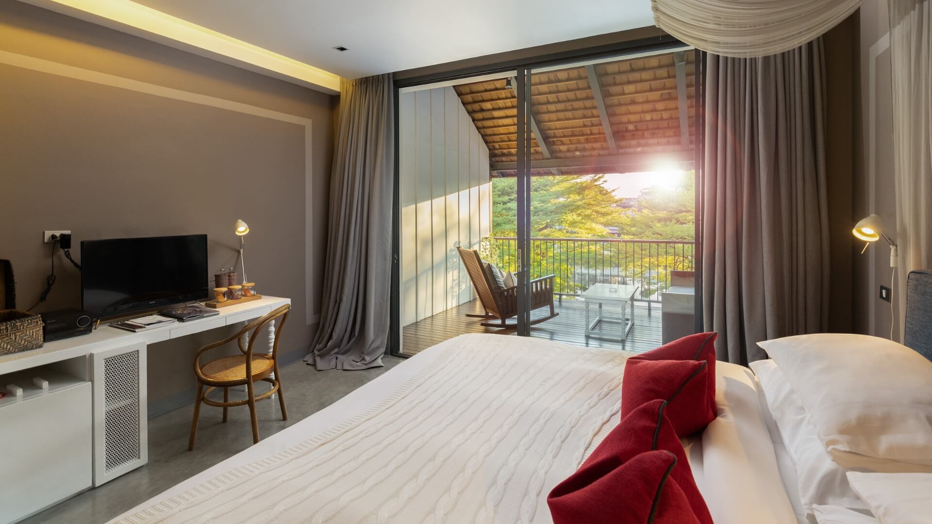 river view deluxe balcony rooms your private luxury terrace over the river sala lanna Chiang Mai