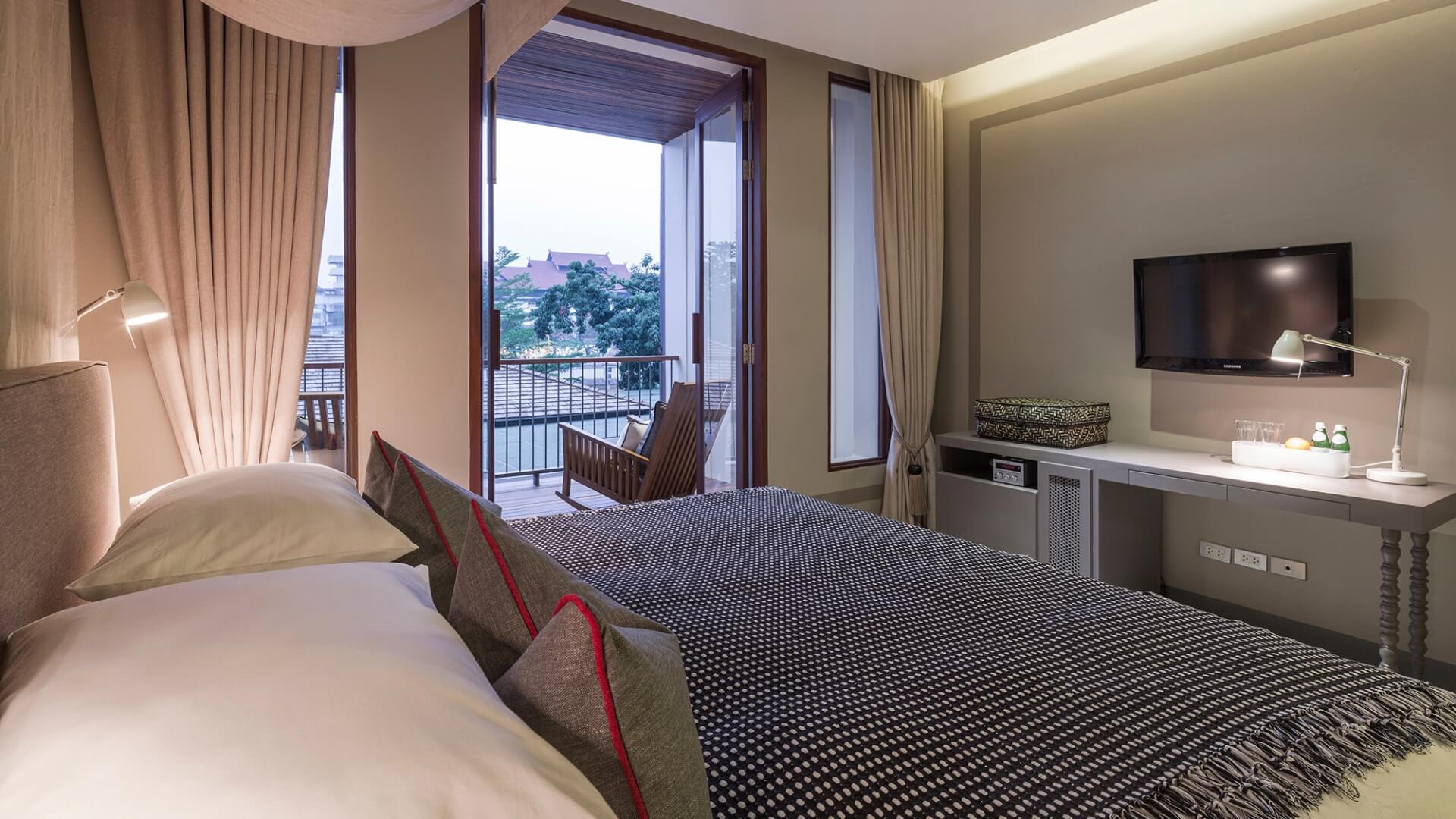 river view superior balcony rooms a relaxing private view over the river sala lanna Chiang Mai