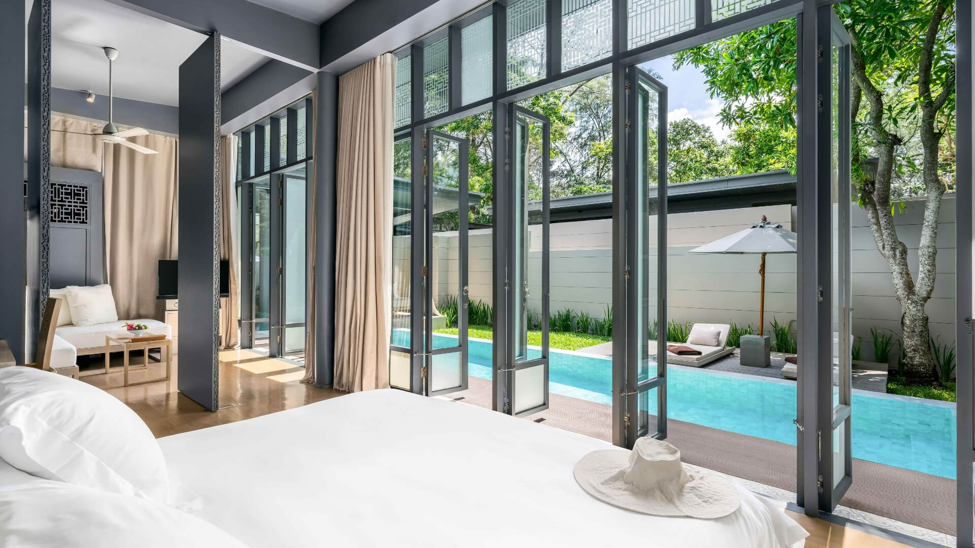 One Bedroom Pool Villa Suite Outdoor Jacuzzi SALA Phuket Mai Khao Beach Resort