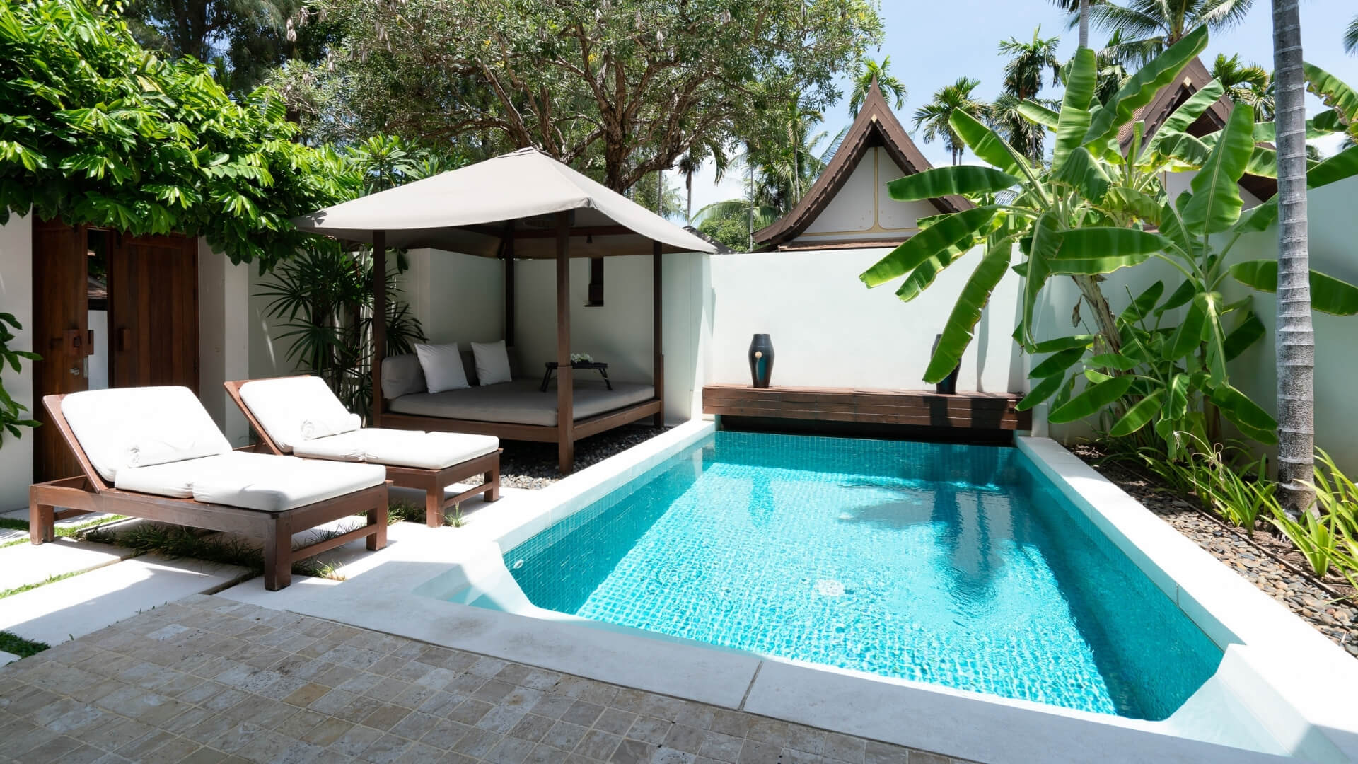 Samui Luxury Two Pool Villa Interconnecting SALA Choengmon Beach Resort