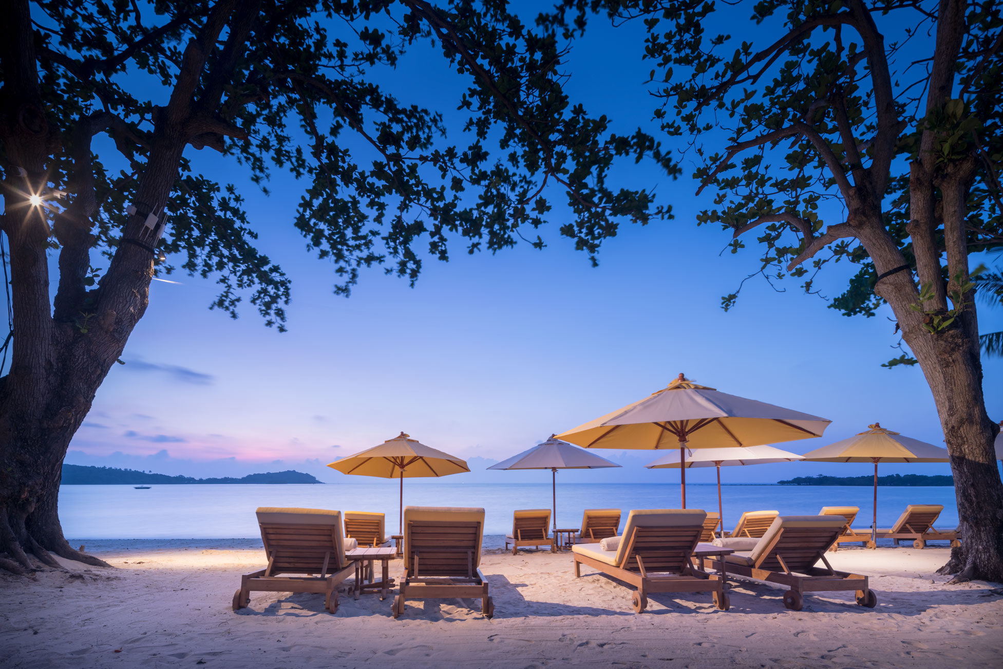 Beach Loungers Public Spaces at SALA Samui Chaweng Beach Resort