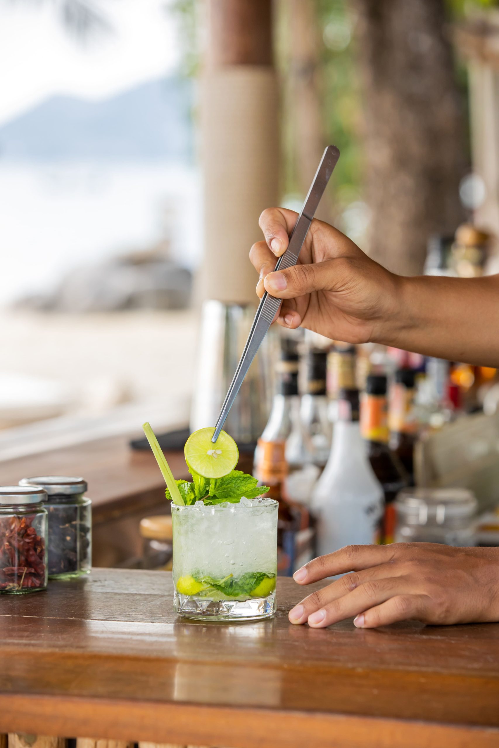 Refreshing Mojitos Beach Bar at SALA Samui Chaweng Beach Resort