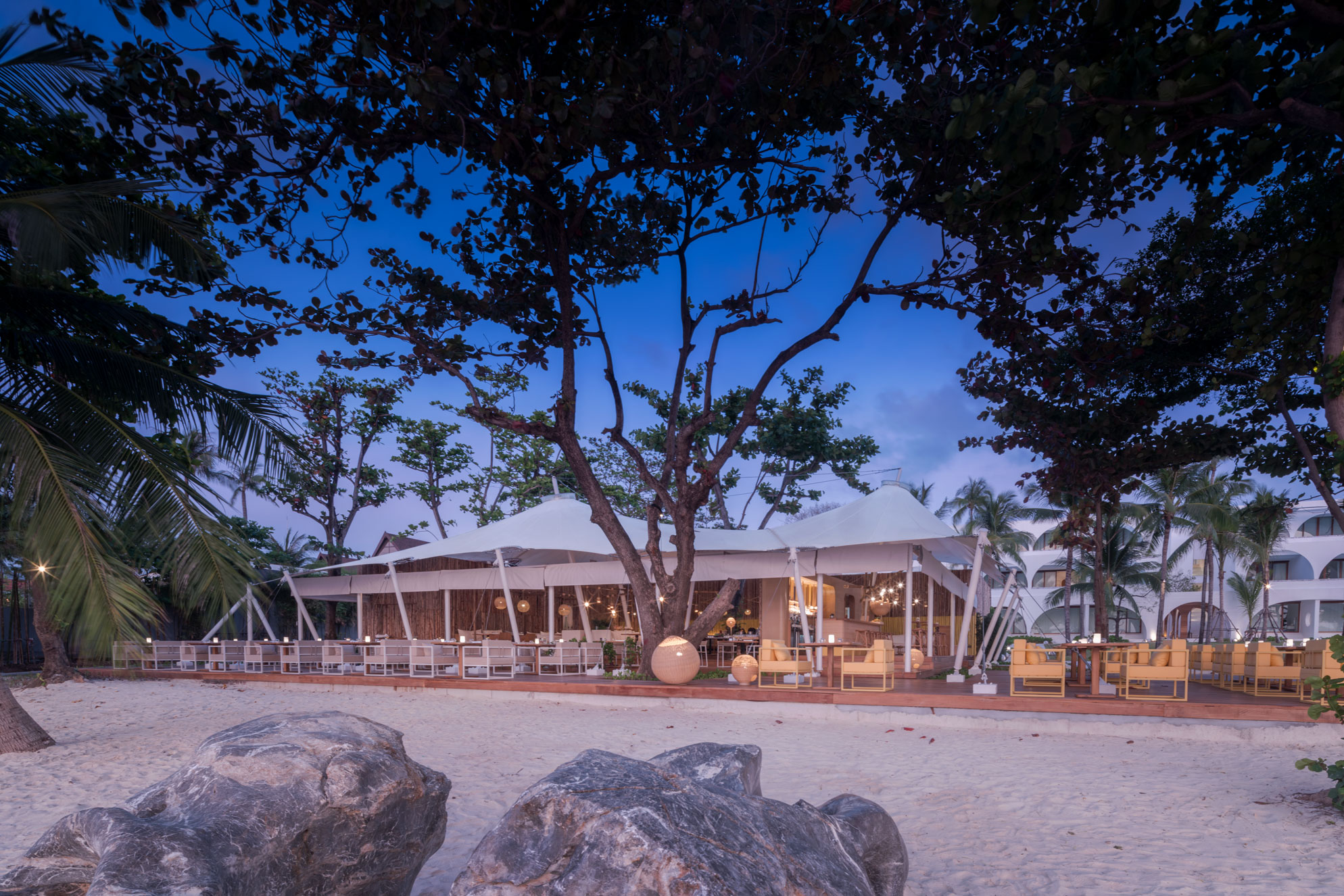 SALA Restaurant International & Seafood Delights in Beachfront Paradise at SALA Samui Chaweng Beach Resort