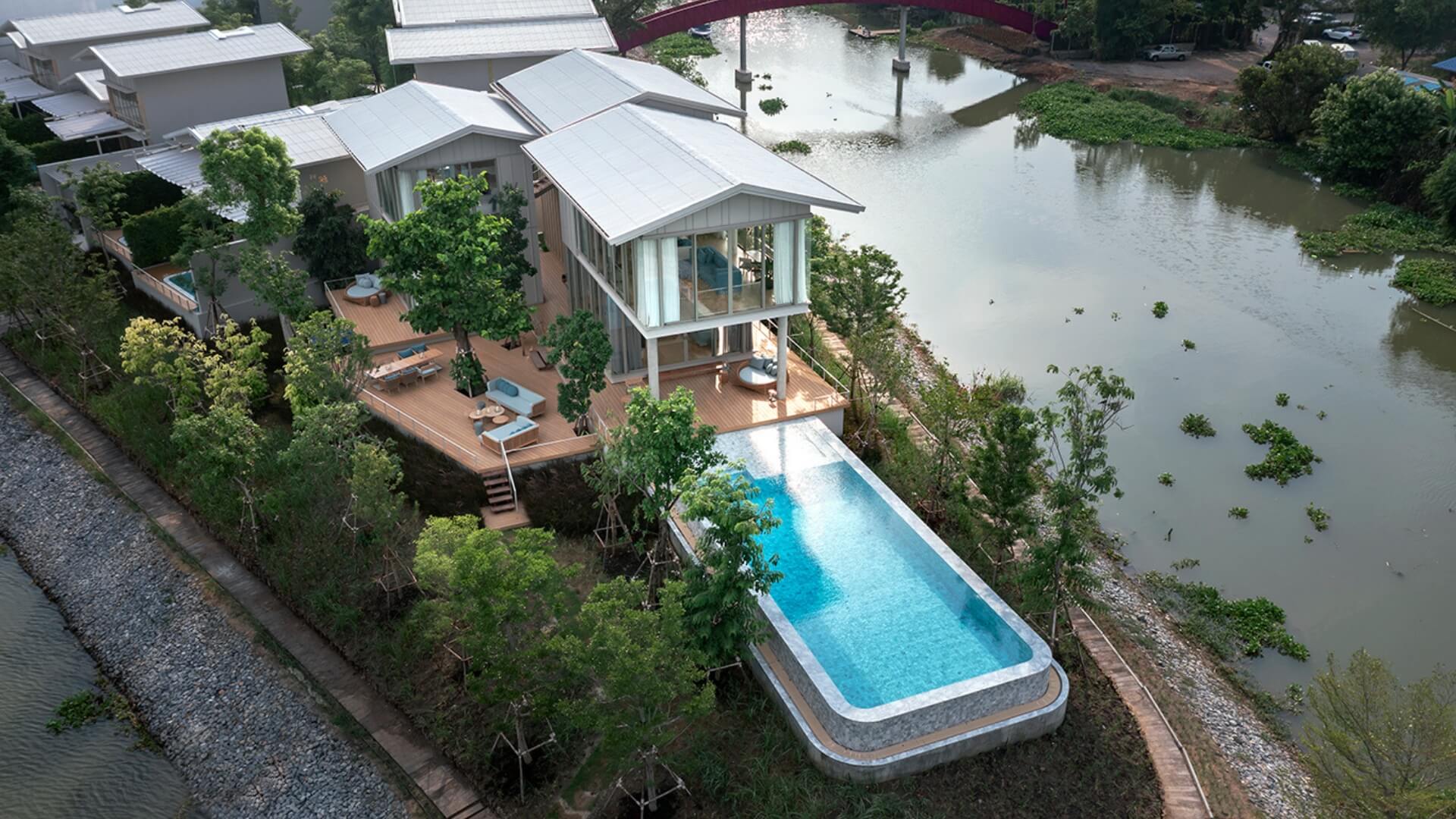 Rooms & Villas - Private Pools and riverside rooms at sala bang pa-in